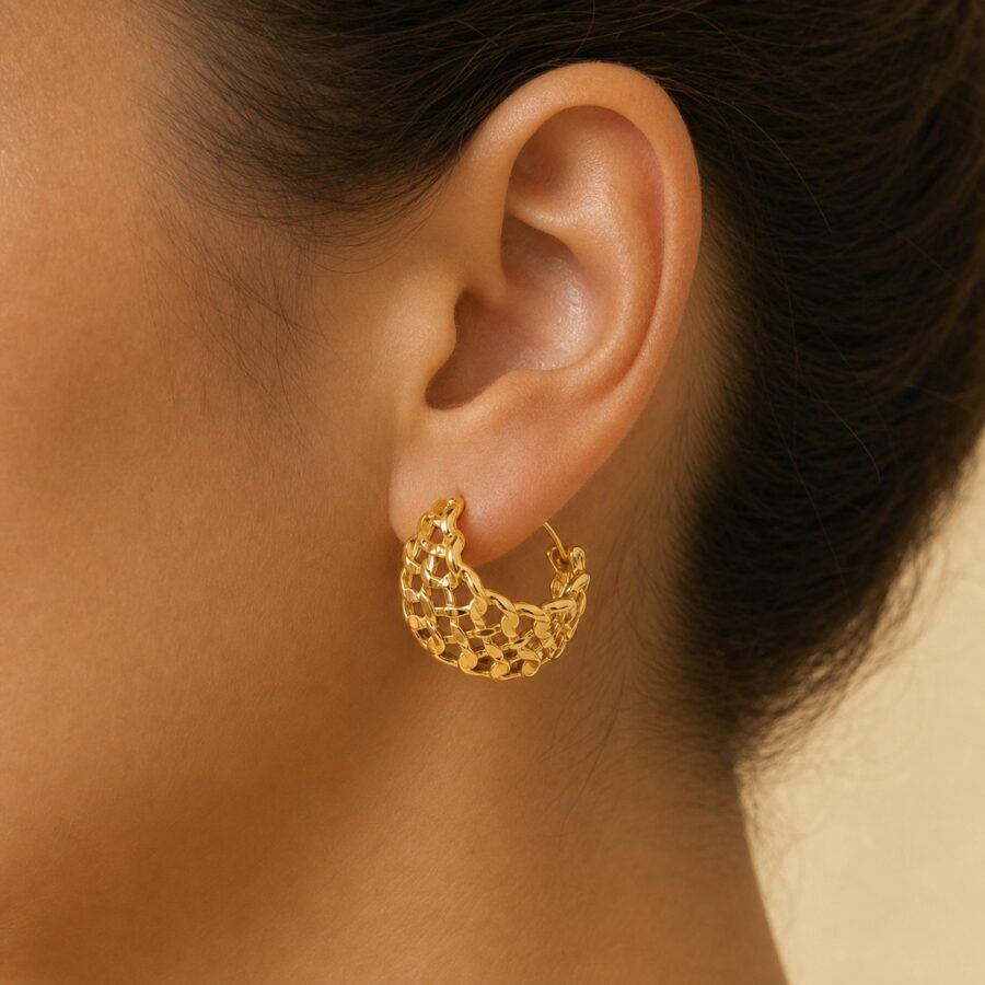Endless Connection Woven Hoops