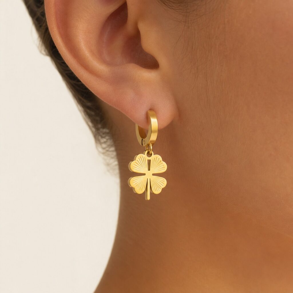Fortune Bloom Clover Earrings
