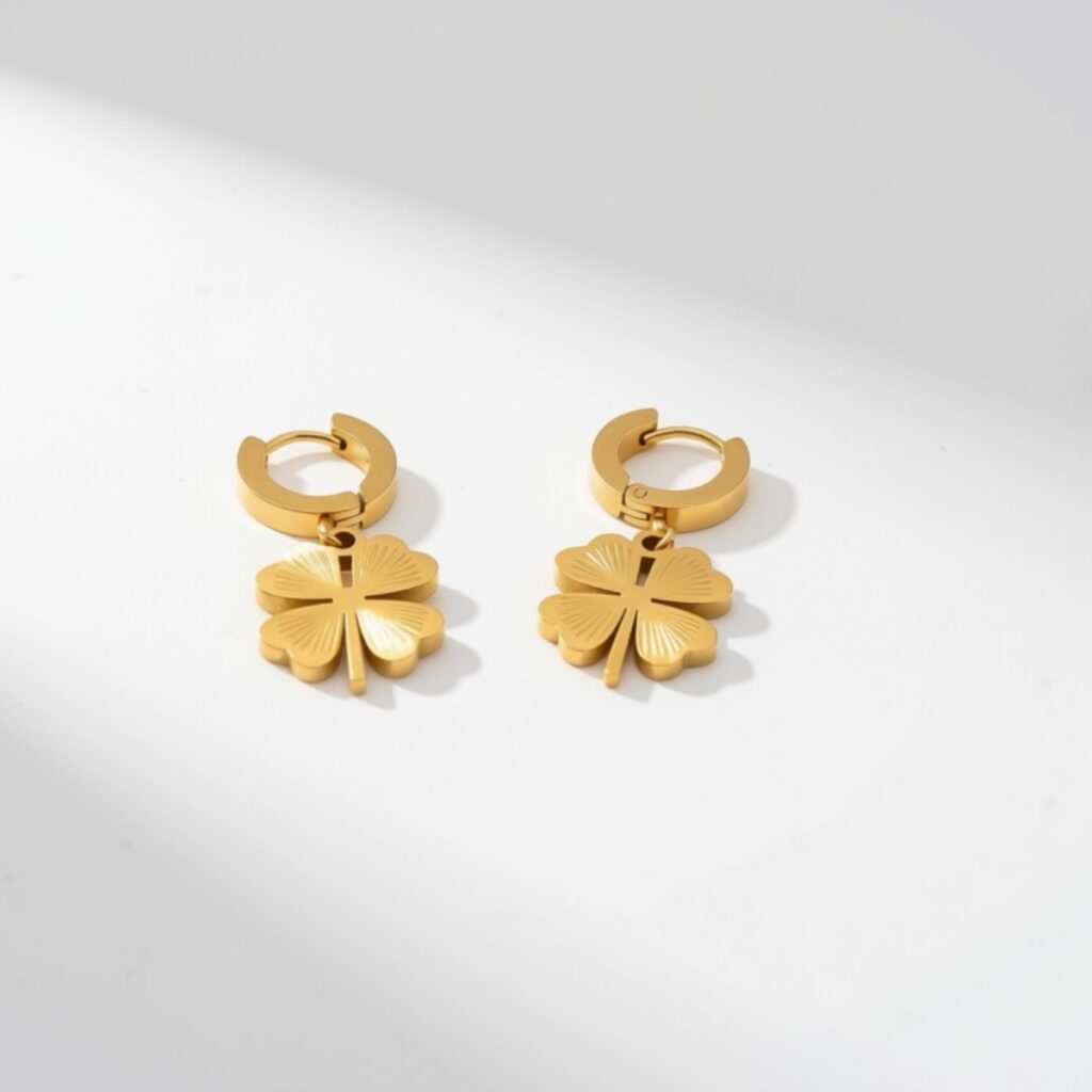 Fortune Bloom Clover Earrings