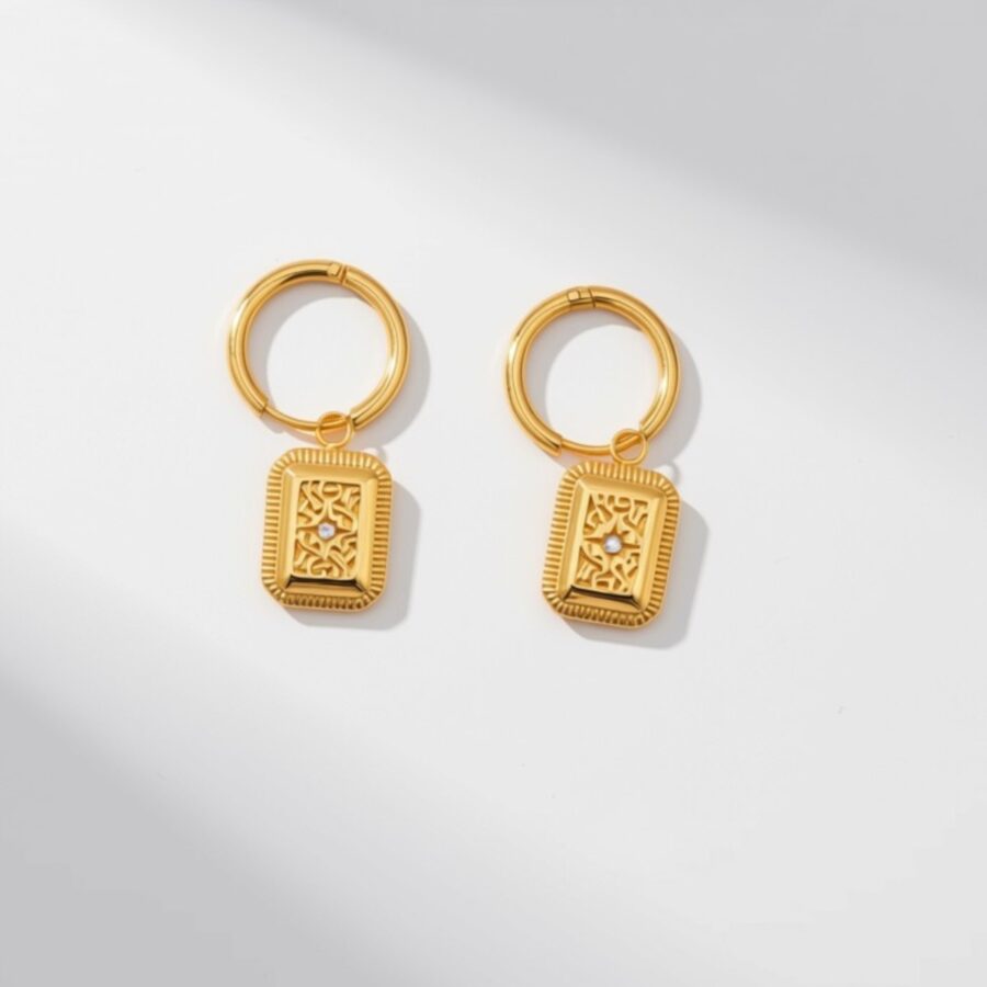 Hidden Treasure Drop Earrings
