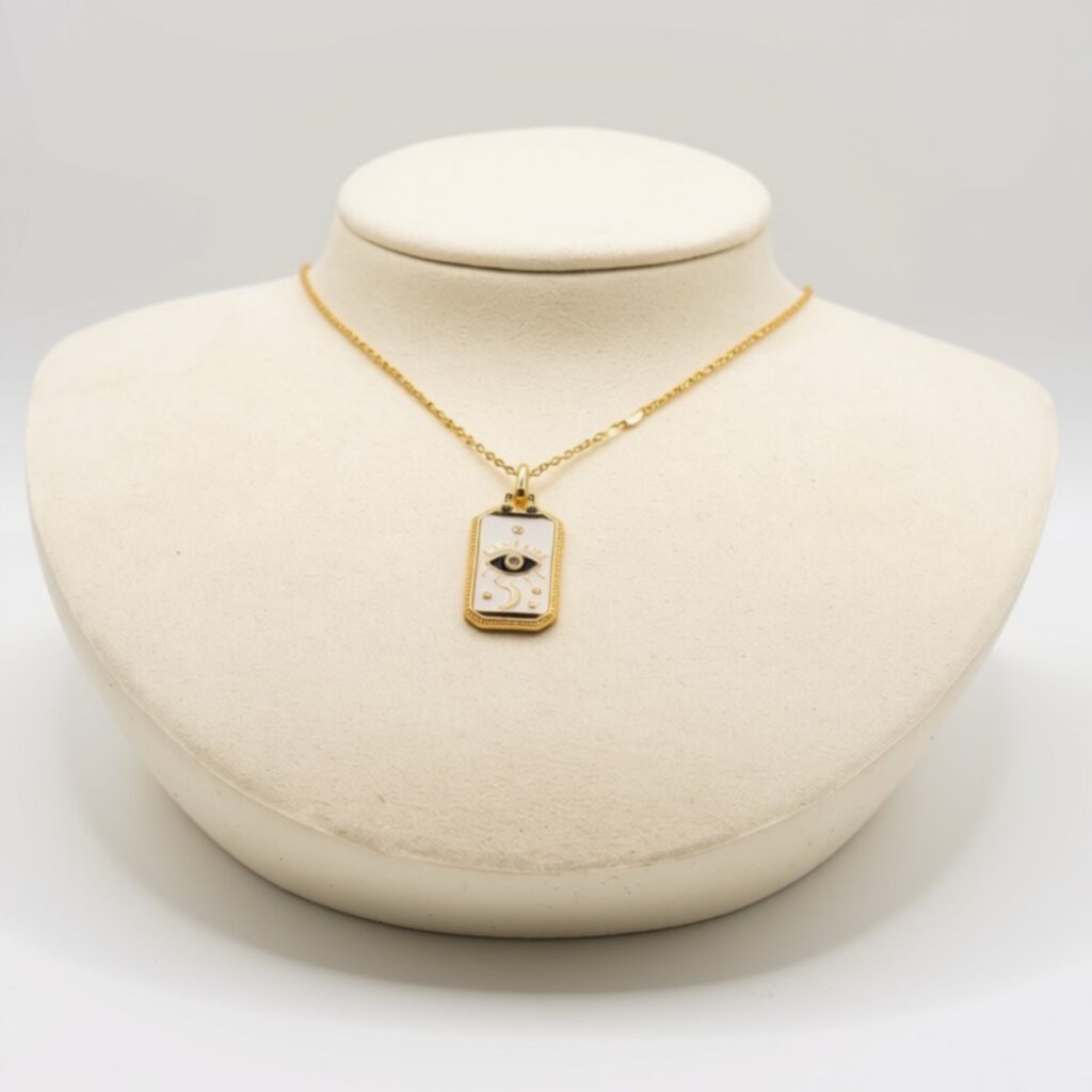 Inner Compass Evil Eye Necklace