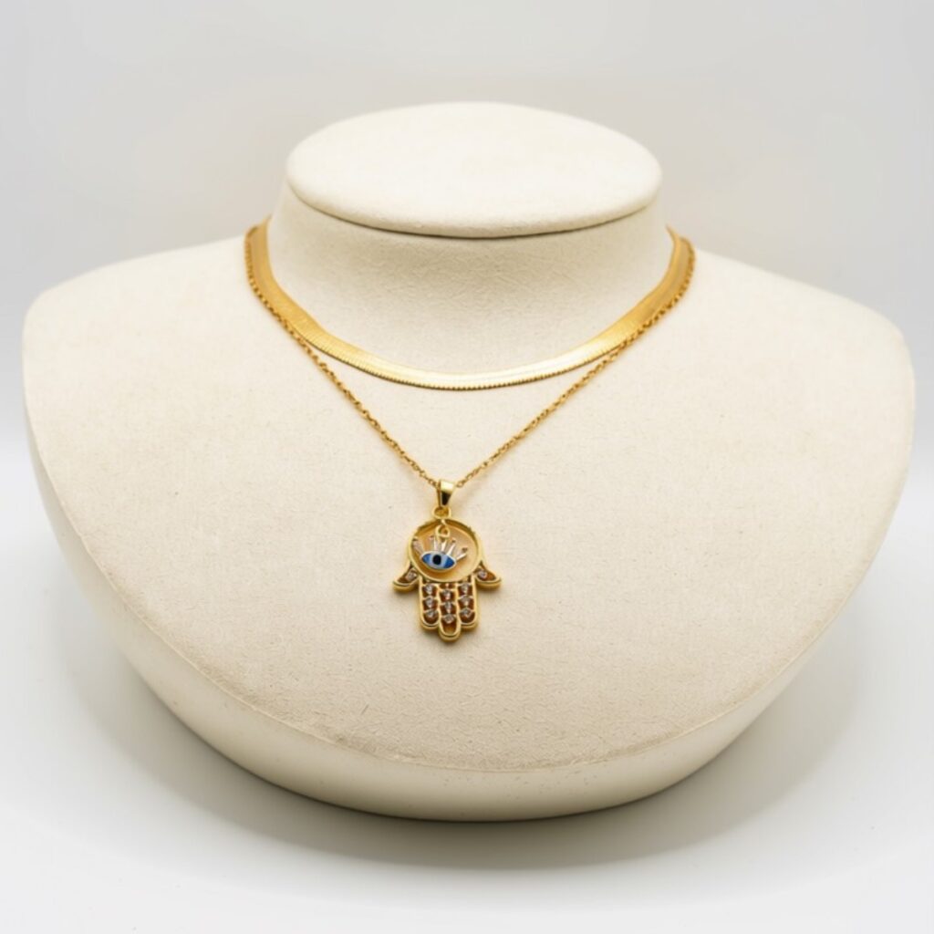 Protected Soul Hamsa Necklace